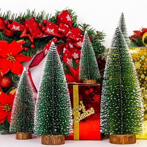 Mini Christmas Tree New Year's Christmas Decoration for home Christmas Tree Ornament adornos de navidad para casa ► Photo 1/6