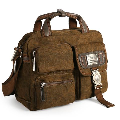Ruil Multifunction Men's Retro Briefcase 2022 canvas bags Leisure Toolkit Package ► Photo 1/6