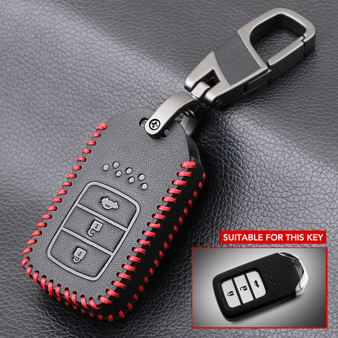 Key-Shape 3 Button Car Key Case Cover for Honda Accord 9 Crider City 2015 2016 HRV CRV Vezel Spirior Odyssey Civic Fit Jade ► Photo 1/5