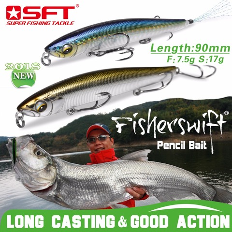 Luxury Series Brand SFT Fishing Lures 90mm 7.5g/17g Hard Pencil