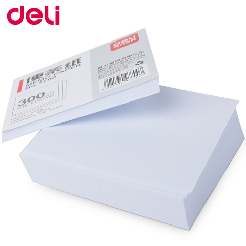 Buy Online Deli Note Paper 300 Sheets Per Set Office Memo Pad White Note Pad Message Paper Memo Paper Alitools