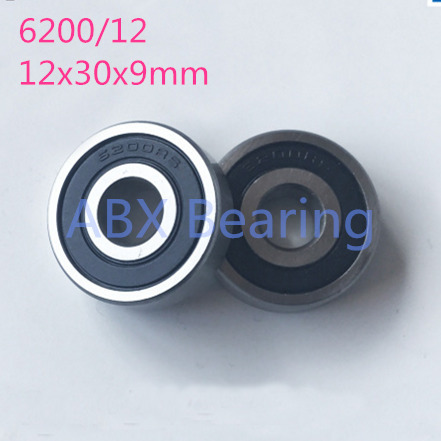 6200/12 2RS 6200/12RS 12309 High Quality Non-standard ball bearing 12*30*9 mm no standard 6200RS 6200 Electric bike 12x30x9 mm ► Photo 1/1