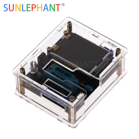 LCD GM328A Transistor Tester Diode Capacitance ESR Voltage Frequency Meter PWM Square Wave Signal Generator Soldering +DIY Box ► Photo 1/6