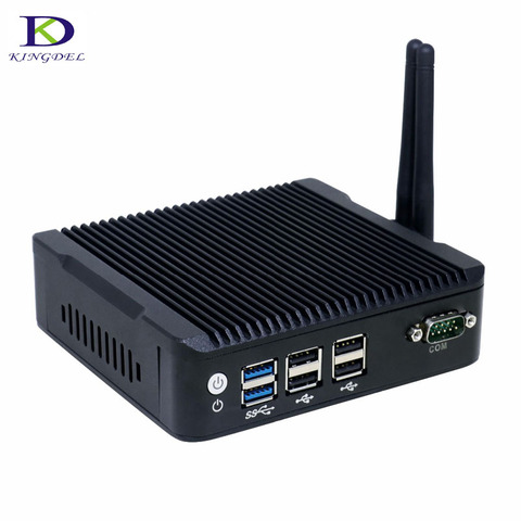 1COM Fanless Mini PC HTPC TV BOX windows 7 Celeron N3160 8G RAM 256G SSD Intel HD Graphics 400 Desktop Computer Nettop PC ► Photo 1/1