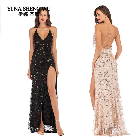 Women Party Dress lady long dance dress Sexy side high slit dresses female clothing High quality dinner Club Ballroom Dresses - Price history & Review | AliExpress Seller - YI NA SHENG Women Party Dress lady long dance dress Sexy side high slit dresses female clothing High quality dinner Club Ballroom Dresses - Price history & Review | AliExpress Seller - YI NA SHENG
