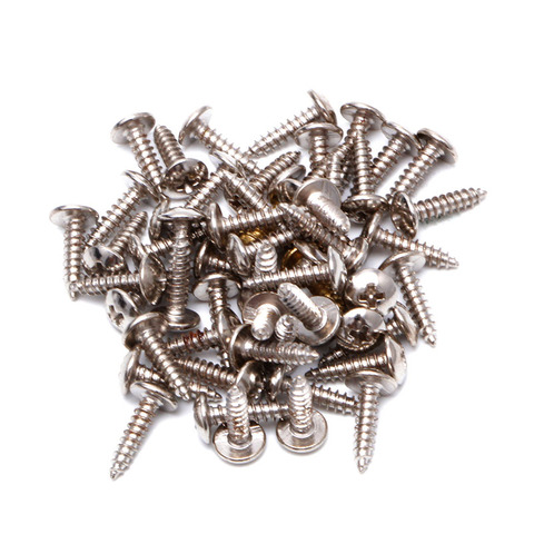 50Pcs Slivery Guitar Bass Pickguard Mounting Screws Guitar Parts For ST TL LP SG Guitar ► Photo 1/5