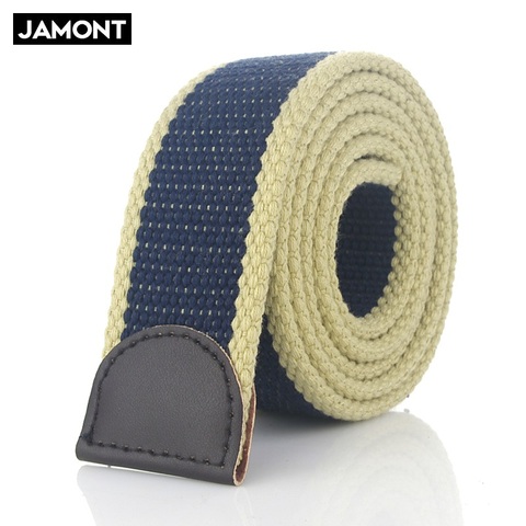 Hot Tactical Canvas Belt Body Men Women Thicken 4MM Military Width 3.8CM Designers High quality 110-160 cm No Buckle ► Photo 1/6
