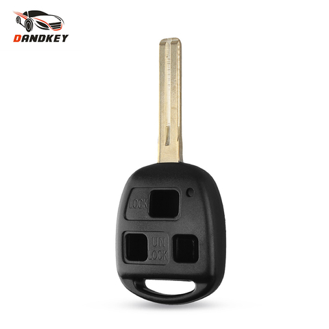 Dandkey Remote 3 Button Key Shell Blade 42mm For Lexus GX470 RX350 ES300 RX300 RX400h SC GS LS No Chip Key Case Cover ► Photo 1/6