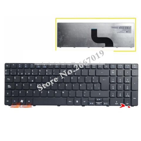 Spanish NEW Keyboard for Acer for Aspire 5740G 5740Z 5741 5741G 5742 5742g 5742Z 5745G 5745 5745P 5800 5250 SP laptop keyboard ► Photo 1/2