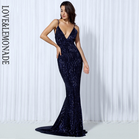 LOVE&LEMONADE Elastic Sequin V Collar Exposed Back Long Dress NAVY/SILVER/PINK/BLACK/RED/Champagne LM80119 - Price history & Review | AliExpress Seller - LOVE&LEMONADE Official Store | Alitools.io LOVE&LEMONADE Elastic Sequin V Collar Exposed Back Long Dress NAVY/SILVER/PINK/BLACK/RED/Champagne LM80119 - Price history & Review | AliExpress Seller - LOVE&LEMONADE Official Store | Alitools.io