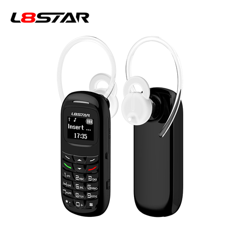 L8Star GTStar BM70 Mini bluetooth handset phone 0.66 inch Unlocked Mini Mobile Phone Bluetooth Earphone Dialer Single SIM Card ► Photo 1/6