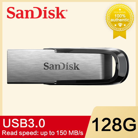 SanDisk USB Flash Drive 16GB 32GB 64GB 128G 256G CZ73 150 MB/S USB 3,0 ULTRA FLAIR memoria stick Pen Drives disco Flash U disco ► Photo 1/6