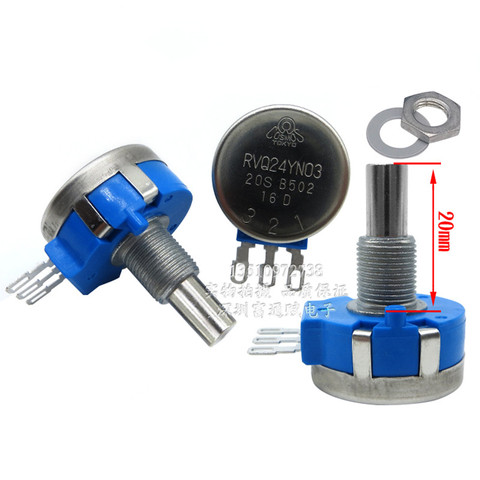 Imported original long life game potentiometer RVQ24YN03 20F/20S/25F B502 5K ► Photo 1/2