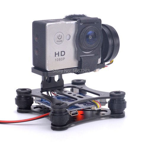 Lightweight 2-Axis Brushless Gimbal Board with Sensor free debug for Gopro3 4 Gopro Hero 5 6 session Runcam 3 Eken H9 Camera RC ► Photo 1/1