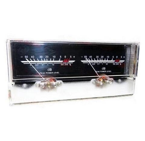 NEW 6.3 Double Pointer Power Amplifier VU Meter DB level Audio Power Meter with Backlight and Voltage ► Photo 1/5