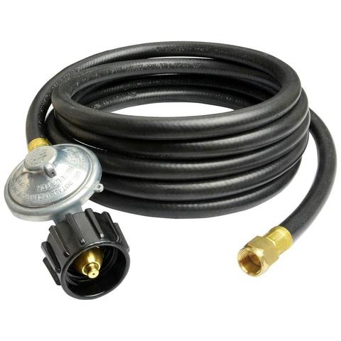Universal QCC1 Low Pressure Propane Regulator Grill Replacement with 12 ft hose for Most LP Gas Grill, Heater and Fire Pit Table ► Photo 1/1