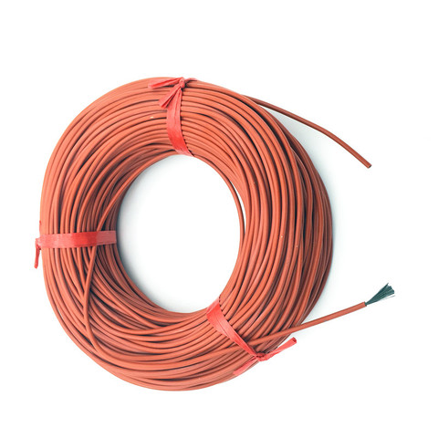 10M 12K 33ohm / M Infrared Heating Floor Heating Ther Cable System Of 3mm Silica Gel Carbon Fiber Wire Used In 220v Voltage 150w ► Photo 1/6