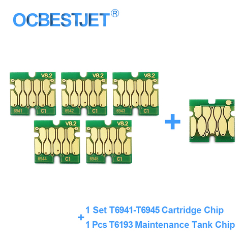 Upgrade T6941-T6945 T6941 Cartridge Chip For Epson SureColor T3000 T3070 T5070 T7070 T3200 T5200 T7200 T3270 T5270 T7270 Printer ► Photo 1/6