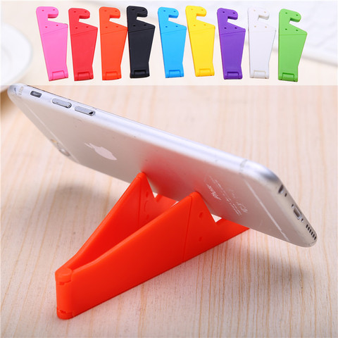 Cute V Shape Multi-function Mobile Phone Holders Stands lovely portable phone stand for IPhone 5 6 7 Samsung Xiaomi ► Photo 1/6