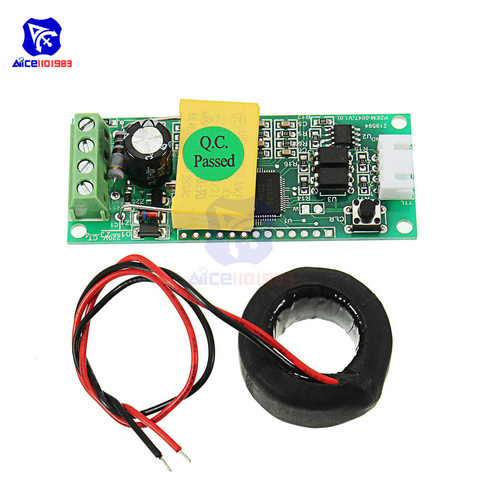 AC Digital Multifunction Meter Watt Power Module For Arduino Volt Amp TTL Current Test Module with Coil 0-100A 80-260V ► Photo 1/1