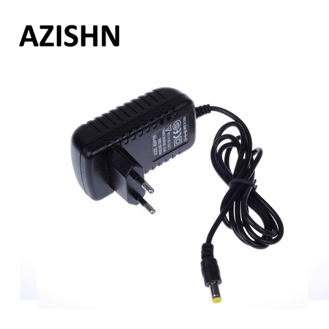 AZISHN EU Type AC 100-240V to DC 12V 2A Power Supply  AC/DC Adapters Power Plug Adaptor 5.5x2.1mm for CCTV Camera LED Strip ► Photo 1/3