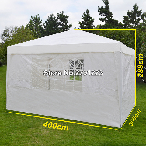 4m*3m Heavy Duty Outdoor Canopy Party Wedding Gazebo Tent banquet folding tent night market stall awning shade rain car hood ► Photo 1/1