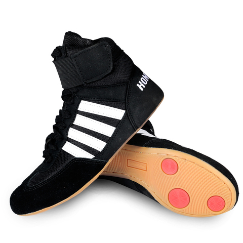 Professional Boxing Wrestling Shoes Rubber Outsole Breathable Combat Shoe Sneakers Scarpe Boxe Uomo Size 35-46 ► Photo 1/6
