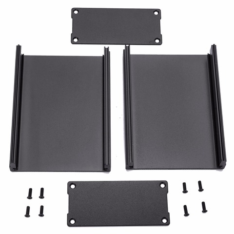 1Pcs Black Extruded Aluminum Box 100x76x35mm Enclosures PCB Instrument Electronic Project Box Case with 8 Screws ► Photo 1/6