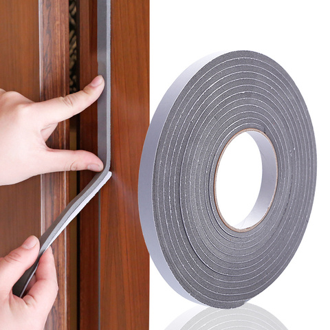 5M Adhesive Foam Weather Draught Excluder Seal Door Window gap insulation rubber tape Hardware width 15MM / 30MM ► Photo 1/6