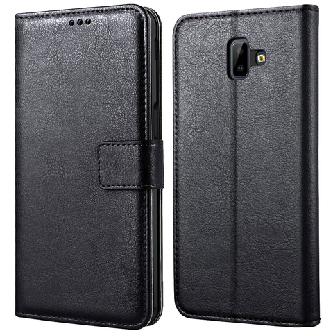 Flip Wallet PU Leather Case for Samsung Galaxy J1 2016 J2 Core J3 2017 J4 Plus 2022 J5 J7 Prime 2 J8 2022 Pro Case Stand Cover ► Photo 1/6