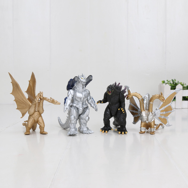 7pcs/set Godzilla Rodan Mothra King Ghidorah PVC Figure Model Toy New 
