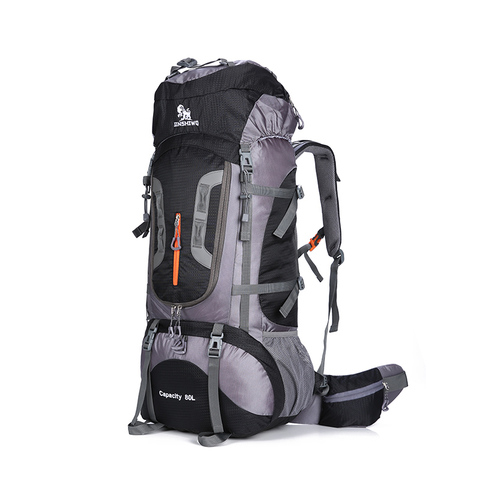 80L Large Capacity Outdoor backpack Camping Travel Bag Professional Hiking Backpack Rucksacks sports bag Climbing package 1.45kg ► Photo 1/5