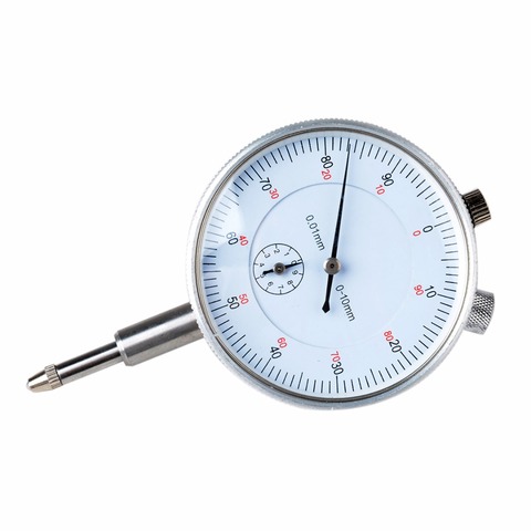 1pc Dial Gauge Indicator 0-10mm Measurement Instrument 0.01mm Accuracy Metal For Precision Tool ► Photo 1/3