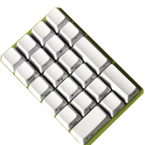 21 Key YMDK Side-printed Blank Top-printed Thick PBT ABS Keycap For MX Switches Mechanical Keyboard Numpad (ONLY KEYCAP) ► Photo 1/6