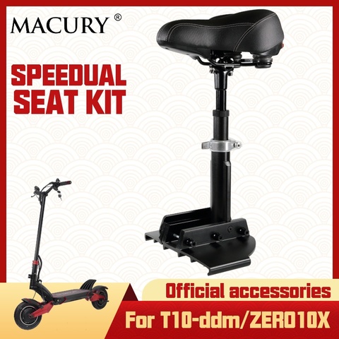 Macury saddle for speedual T10-ddm zero10x  zero 10x electric Scooter seat kit official accessory parts height adjustable chair ► Photo 1/6