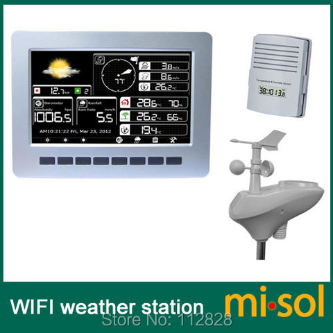 misol / WIFI weather station with solar powered sensor wireless data upload data storage ► Photo 1/3