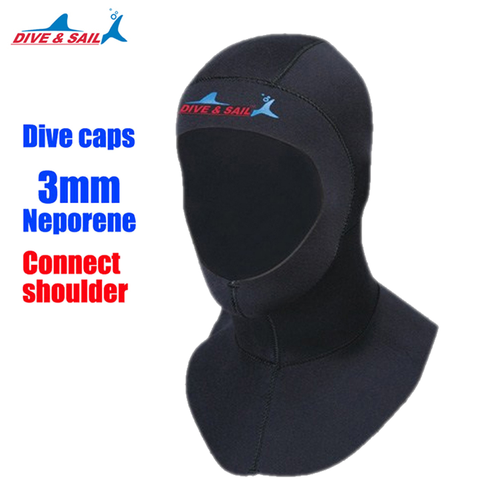 Keep Diving Scuba Diving Hood Shoulder Hat Snorkeling Winter Swim Warm Cap 