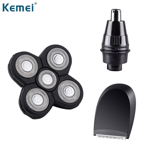 Original Kemei KM-5886 Replacement Electric Shaver Washable 5D Floating Cutter Head Sideburns Nose Trimmer Head ► Photo 1/5