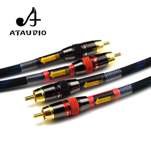ATAUDIO Hifi RCA Cable High Quality 4N OFC HIFI 2RCA Male to Male Audio Cable ► Photo 1/6
