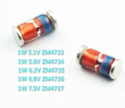 20PCS 1W LL41 SMD Zener Diode  5.1V 5.6V 6.2V 6.8V 7.5V/5V1 5V6 6V2 6V8 7V5 ZM4733 ZM4734 ZM4735 ZM4736 ZM4737 ► Photo 1/1