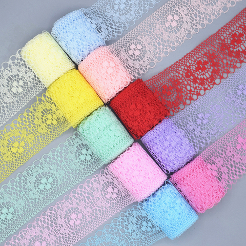 2022 bestselling beautiful 10 yards 40mm wide lace ribbon DIY handmade accessories trimming / sewing clothing ► Photo 1/6