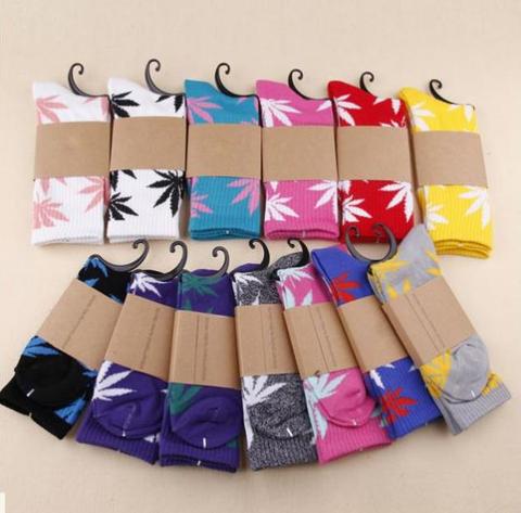 High Quality Harajuku Style Weed Socks For Women Men's Hip Hop Cotton Skateboard Sock Man WZ001 ► Photo 1/3