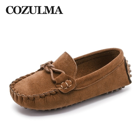 COZULMA Kids Moccasin Loafers Shoes Boys Fashion Sneakers Children Massage Casual Shoes Kids Girls Flat Leather Shoes Size 21-35 ► Photo 1/6