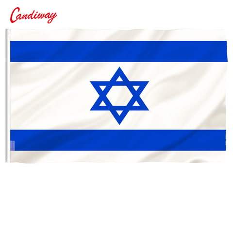 3X2 feet ISRAEL National FLAG Jewish Star Magen David Israeli Country for Festival Banner  Indoor Outdoor Flag NN003 ► Photo 1/6
