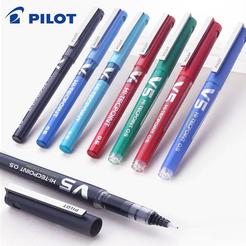 Pilot V5 Hi-Tecpoint Liquid Ink 0.5mm Rollerball Pen BX-V5 7 Colours  Available
