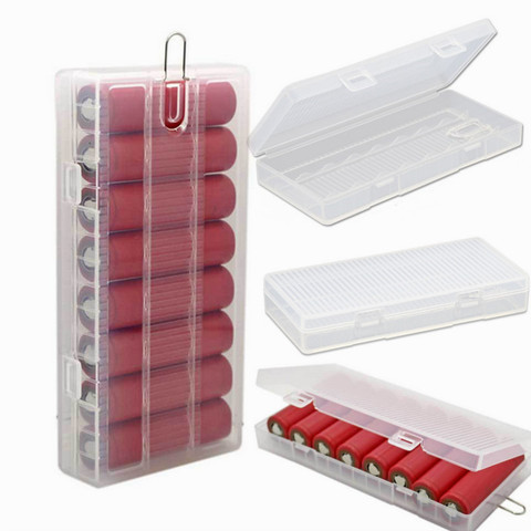 1PC 8x18650 Battery Case Storage Box with Hook Holder Battery Organizer Holder Hard case ► Photo 1/6