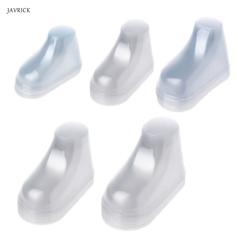 10Pcs Plastic Foot Model Sock Molds Baby Booties Mould Shoes Sock Display BE 