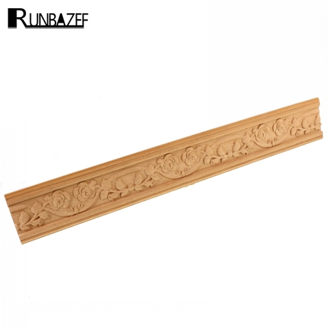 RUNBAZEF New Woodcarving Decal Wood Engrave Onlay Applique Craft Vintage Home Decor Wedding Decoration Accessories Elegant Gifts ► Photo 1/6