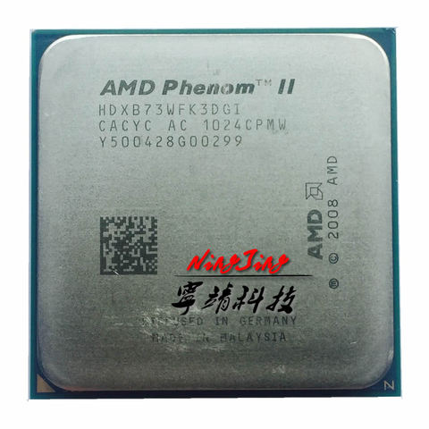 AMD Phenom II X3 B73 2.8 GHz Three-Core CPU Processor  HDXB73WFK3DGI Socket AM3 ► Photo 1/1