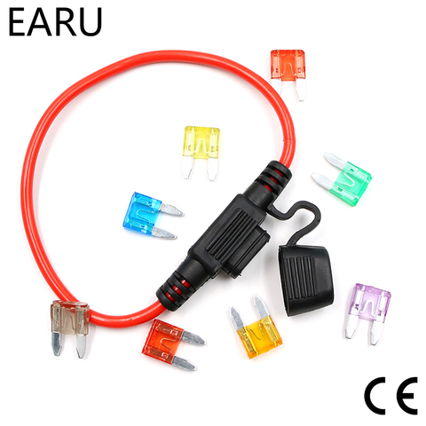 12V Car Waterproof Fuse Holder Socket TAP Adapter Micro/Mini/Standard ATM APM With 10A Blade Car Auto Motorcycle Motorbike Fuse ► Photo 1/6